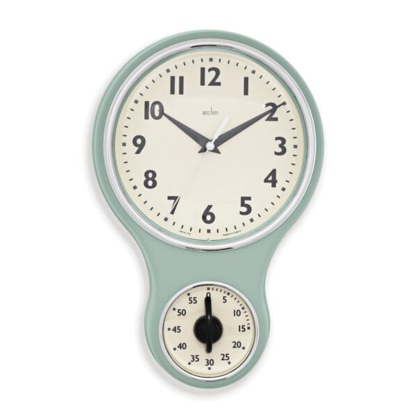 Acctim - Ρολόι Τοίχου/Timer Κουζίνας Kitchen Time Sage_1