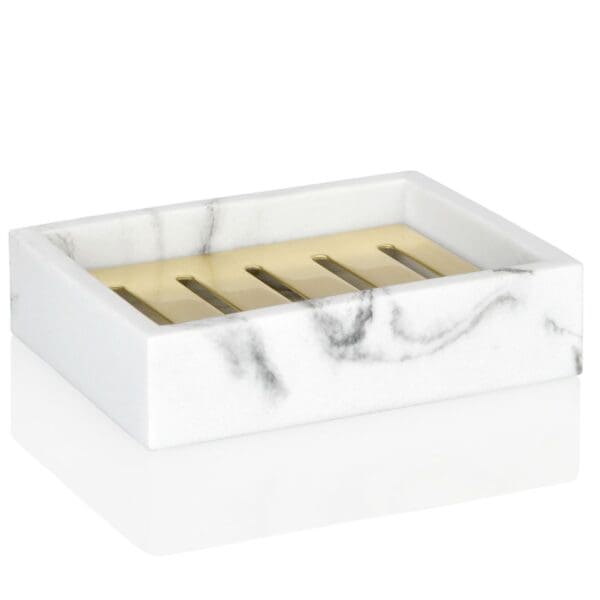 Andrea House - Βάση Για Σαπούνι White Modern Marble Effect