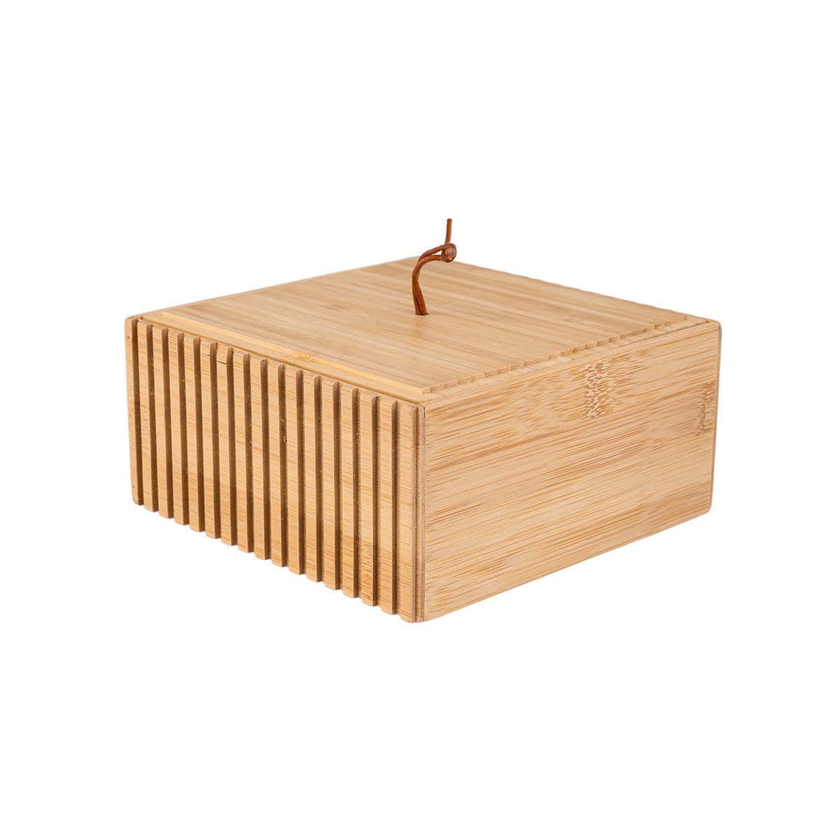 0002414_-bamboo-essentials-15x15x7cm ESTIA ΚΟΥΤΙ ΑΠΟΘΗΚΕΥΣΗΣ ΚΑΙ ΟΡΓΑΝΩΣΗΣ BAMBOO ESSENTIALS 15x15x7cm - Image 1