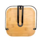 ESTIA ΧΑΡΤΟΠΕΤΣΕΤΟΘΗΚΗ BAMBOO ESSENTIALS ΤΕΤΡΑΓΩΝΗ ΜΕΤΑΛΛΙΚΗ - Image 3