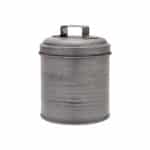 ESTIA ΔΟΧΕΙΟ ΖΑΧΑΡΗΣ ΜΕΤΑΛΛΙΚΟ 11x11x14cm ΜΕ ΑΕΡΟΣΤΕΓΕΣ ΚΑΠΑΚΙ - Image 2