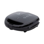 ESTIA ΤΟΣΤΙΕΡΑ BLACK & INOX 2 ΘΕΣΕΩΝ 850w ΜΕ ΑΠΟΣΠΩΜΕΝΕΣ ΑΝΤΙΚΟΛΛΗΤΙΚΕΣ ΠΛΑΚΕΣ - Image 2
