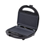 ESTIA ΤΟΣΤΙΕΡΑ BLACK & INOX 2 ΘΕΣΕΩΝ 850w ΜΕ ΑΠΟΣΠΩΜΕΝΕΣ ΑΝΤΙΚΟΛΛΗΤΙΚΕΣ ΠΛΑΚΕΣ - Image 3