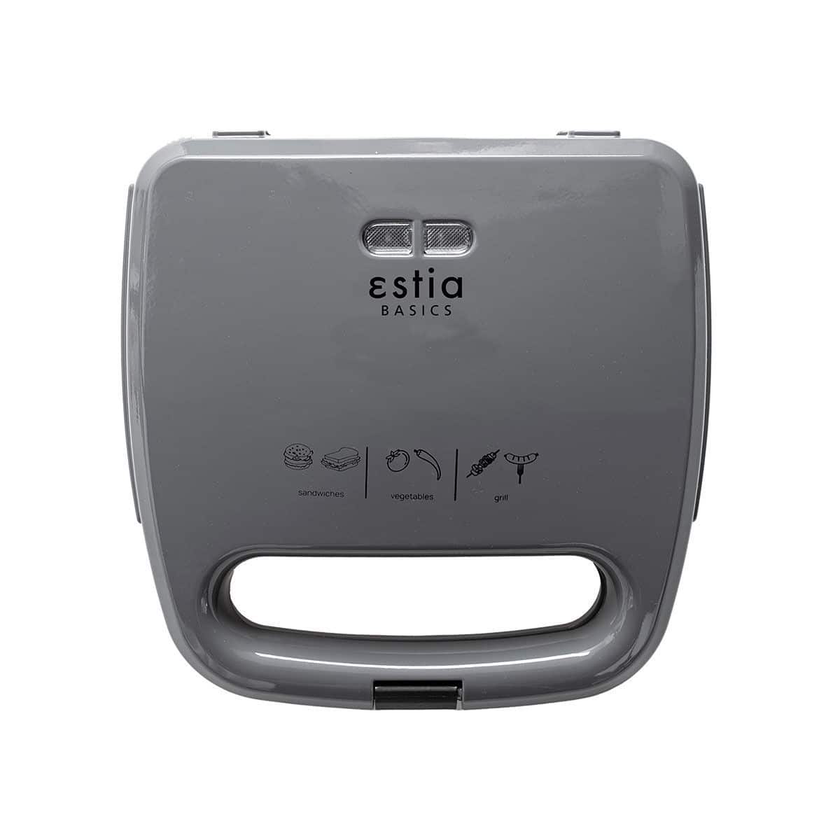 0003154_-aroma-grey-2-750w- ESTIA ΤΟΣΤΙΕΡΑ AROMA GREY 2 ΘΕΣΕΩΝ 750w ΓΚΡΙ - Image 1