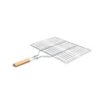 ESTIA ΣΧΑΡΑ ΨΗΣΙΜΑΤΟΣ BARBEQUE ΜΕΤΑΛΛΙΚΗ 49x30cm ΜΕ ΞΥΛΙΝΗ ΛΑΒΗ - Image 2
