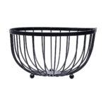 ESTIA ΦΡΟΥΤΙΕΡΑ ΜΕΤΑΛΛΙΚΗ 25x13cm ΜΑΥΡΗ - Image 2