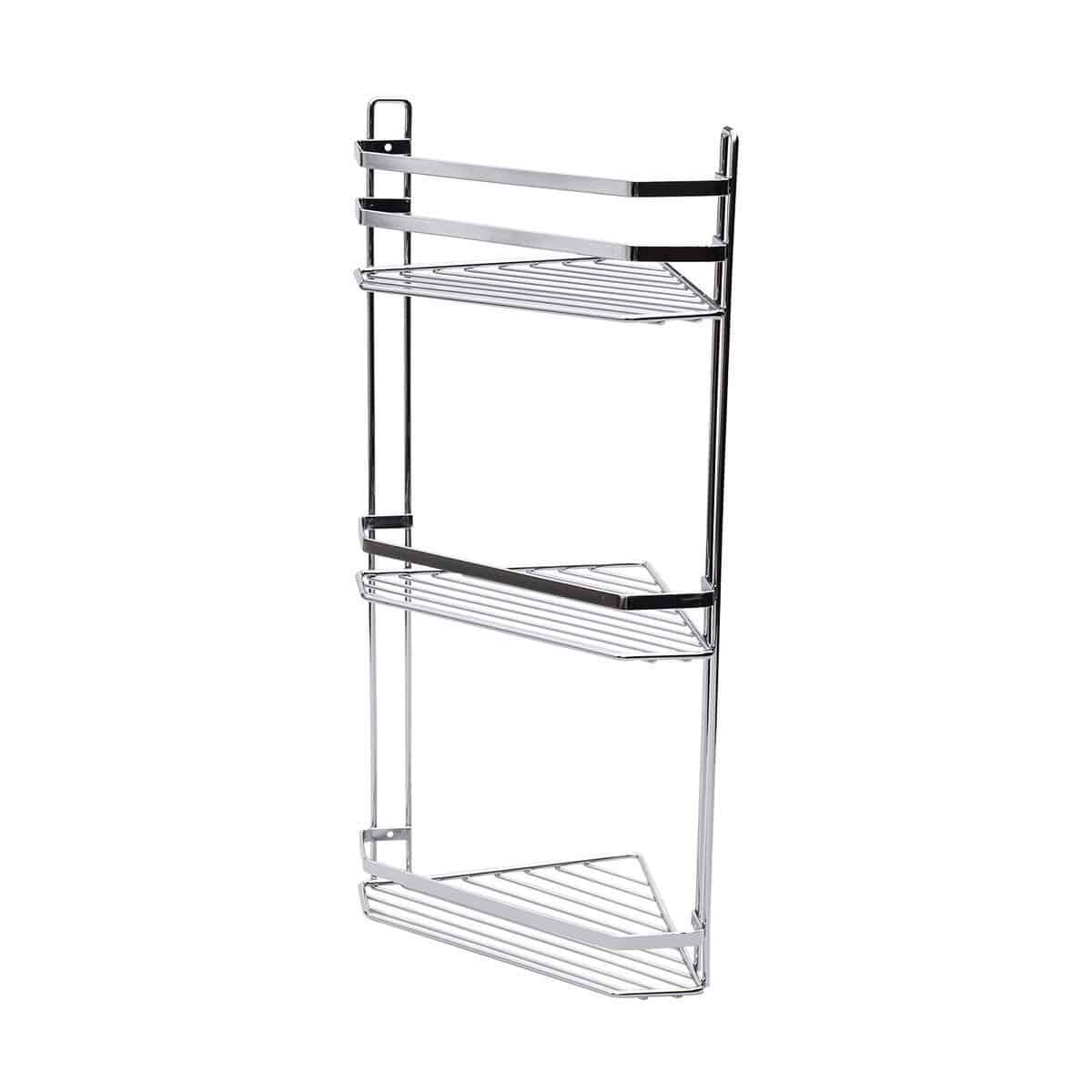 0003941_-elegant-3-54x28x18cm- ESTIA ΕΤΑΖΕΡΑ ELEGANT ΜΕΤΑΛΛΙΚΗ ΓΩΝΙΑΚΗ 3 ΘΕΣΕΩΝ 54x28x18cm ΧΡΩΜΙΟΥ - Image 1