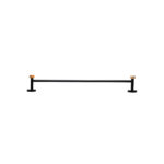 ESTIA ΠΕΤΣΕΤΟΘΗΚΗ ΕΠΙΤΟΙΧΙΑ BAMBOO ESSENTIALS ΜΟΝΗ ΜΕΤΑΛΛΙΚΗ 9x65.4x5.2 ΜΑΥΡΗ - Image 2