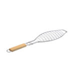 ESTIA ΣΧΑΡΑ ΨΗΣΙΜΑΤΟΣ ΨΑΡΙΟΥ BARBEQUE ΜΕΤΑΛΛΙΚΗ 33x14cm ΜΕ ΞΥΛΙΝΗ ΛΑΒΗ - Image 2