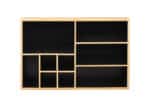 ESTIA ΘΗΚΗ ΟΡΓΑΝΩΣΗΣ ΚΑΛΛΥΝΤΙΚΩΝ BAMBOO 9 ΘΕΣΕΩΝ 33x21x9cm - Image 3