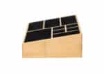 ESTIA ΘΗΚΗ ΟΡΓΑΝΩΣΗΣ ΚΑΛΛΥΝΤΙΚΩΝ BAMBOO 9 ΘΕΣΕΩΝ 33x21x9cm - Image 4