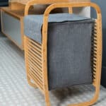 ESTIA ΚΑΛΑΘΙ ΑΠΛΥΤΩΝ BAMBOO ΜΕ ΘΗΚΗ ΠΟΛΥΕΣΤΕΡΑ 40x35x60.5cm - Image 4