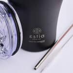 ESTIA ΘΕΡΜΟΣ COFFEE MUG SAVE THE AEGEAN 350ml MIDNIGHT BLACK - Image 3