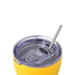 ESTIA ΘΕΡΜΟΣ COFFEE MUG SAVE THE AEGEAN 350ml PINEAPPLE YELLOW - Image 6