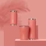 ESTIA ΘΕΡΜΟΣ COFFEE MUG SAVE THE AEGEAN 350ml FUSION CORAL - Image 8