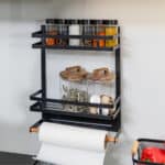 ESTIA ΡΑΦΙΕΡΑ ΚΟΥΖΙΝΑΣ ΜΕΤΑΛΛΙΚΗ ΔΙΩΡΟΦΗ 30x11x37cm ΜΕ ΒΑΣΗ ΓΙΑ ΡΟΛΟ ΚΟΥΖΙΝΑΣ - Image 3