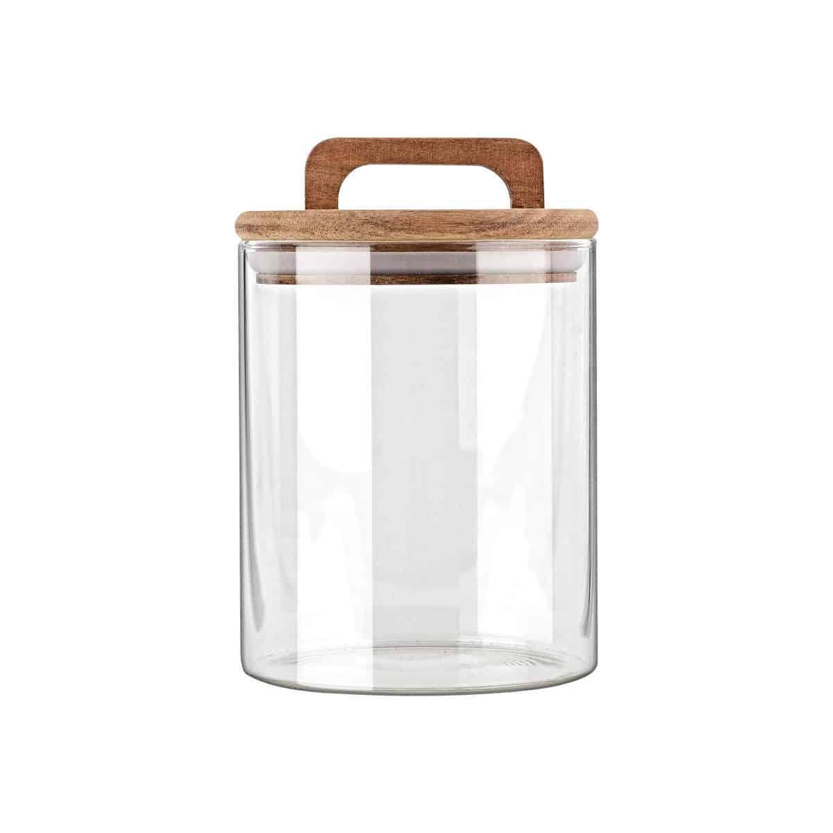 0008238_-allure-650ml-10x10x148cm ESTIA ΔΟΧΕΙΟ ΑΠΟΘΗΚΕΥΣΗΣ ALLURE ΓΥΑΛΙΝΟ 650ml 10x10x14.8cm - Image 1