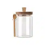 ESTIA ΔΟΧΕΙΟ ΑΠΟΘΗΚΕΥΣΗΣ ALLURE ΓΥΑΛΙΝΟ 850ml 9.7x12x17cm ΜΕ ΚΟΥΤΑΛΙ