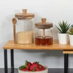 ESTIA ΔΟΧΕΙΟ ΑΠΟΘΗΚΕΥΣΗΣ ALLURE ΓΥΑΛΙΝΟ 850ml 9.7x12x17cm ΜΕ ΚΟΥΤΑΛΙ - Image 4