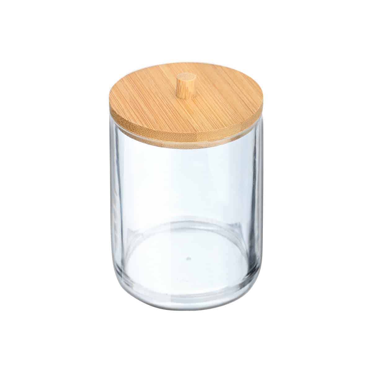 0008478_-bamboo-essentials-7x7x12cm- ESTIA ΚΟΥΤΙ ΑΠΟΘΗΚΕΥΣΗΣ & ΟΡΓΑΝΩΣΗΣ BAMBOO ESSENTIALS ΓΙΑ ΔΙΣΚΟΥΣ ΝΤΕΜΑΚΙΓΙΑΖ 7x7x12cm ΜΕ ΚΑΠΑΚΙ - Image 1