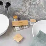 ESTIA ΚΟΥΤΙ ΑΠΟΘΗΚΕΥΣΗΣ & ΟΡΓΑΝΩΣΗΣ BAMBOO ESSENTIALS ΤΕΤΡΑΓΩΝΟ 9x9x6cm ΜΕ ΚΑΠΑΚΙ - Image 5