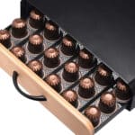 ESTIA ΘΗΚΗ ΓΙΑ ΚΑΨΟΥΛΕΣ ESPRESSO BAMBOO ESSENTIALS ΜΕΤΑΛΛΙΚΗ ΣΥΡΤΑΡΩΤΗ 60 ΘΕΣΕΩΝ ΜΑΥΡΗ - Image 5