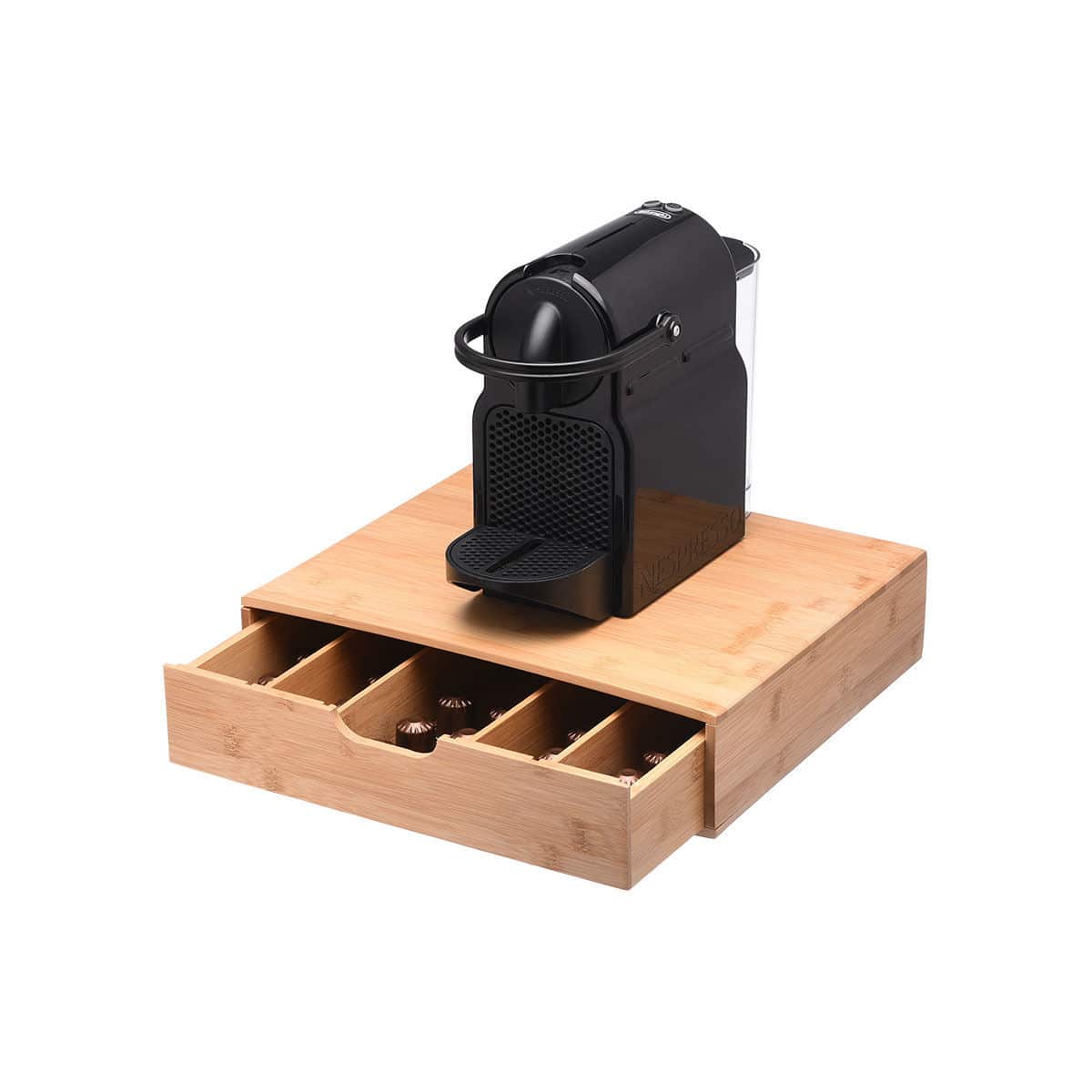 0008549_-espresso-bamboo-essentials-5- ESTIA ΘΗΚΗ ΓΙΑ ΚΑΨΟΥΛΕΣ ESPRESSO BAMBOO ESSENTIALS ΣΥΡΤΑΡΩΤΗ ΜΕ 5 ΡΥΘΜΙΖΟΜΕΝΕΣ ΘΕΣΕΙΣ - Image 1