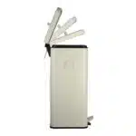 ESTIA ΚΑΔΟΣ ΑΠΟΡΡΙΜΑΤΩΝ SOFT CLOSE ANTIGUA 30lt MAT IVORY - Image 4