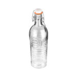 ΜΠΟΥΚΑΛΙ ΓΥΑΛΙΝΟ  1100ml ΜΕ ΜΕΤΑΛΛΙΚΟ ΚΛΙΠ - Image 2