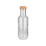 ESTIA ΜΠΟΥΚΑΛΙ ΓΥΑΛΙΝΟ 1000ml ΜΕ ΚΑΠΑΚΙ ΦΕΛΛΟΥ ΓΚΡΙ