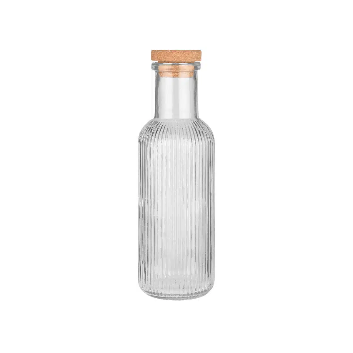 ESTIA ΜΠΟΥΚΑΛΙ ΓΥΑΛΙΝΟ 1000ml ΑΝΑΓΛΥΦΟ ΜΕ ΦΕΛΛΟ ΔΙΑΦΑΝΟ - Image 1