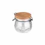 ESTIA ΔΟΧΕΙΟ ΑΠΟΘΗΚΕΥΣΗΣ ALLURE ΓΥΑΛΙΝΟ 500ml ΜΕ ΚΛΙΠ ΚΑΠΑΚΙ - Image 2