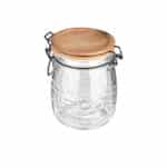 ESTIA ΔΟΧΕΙΟ ΑΠΟΘΗΚΕΥΣΗΣ ALLURE ΓΥΑΛΙΝΟ 750ml ΜΕ ΚΛΙΠ ΚΑΠΑΚΙ - Image 2