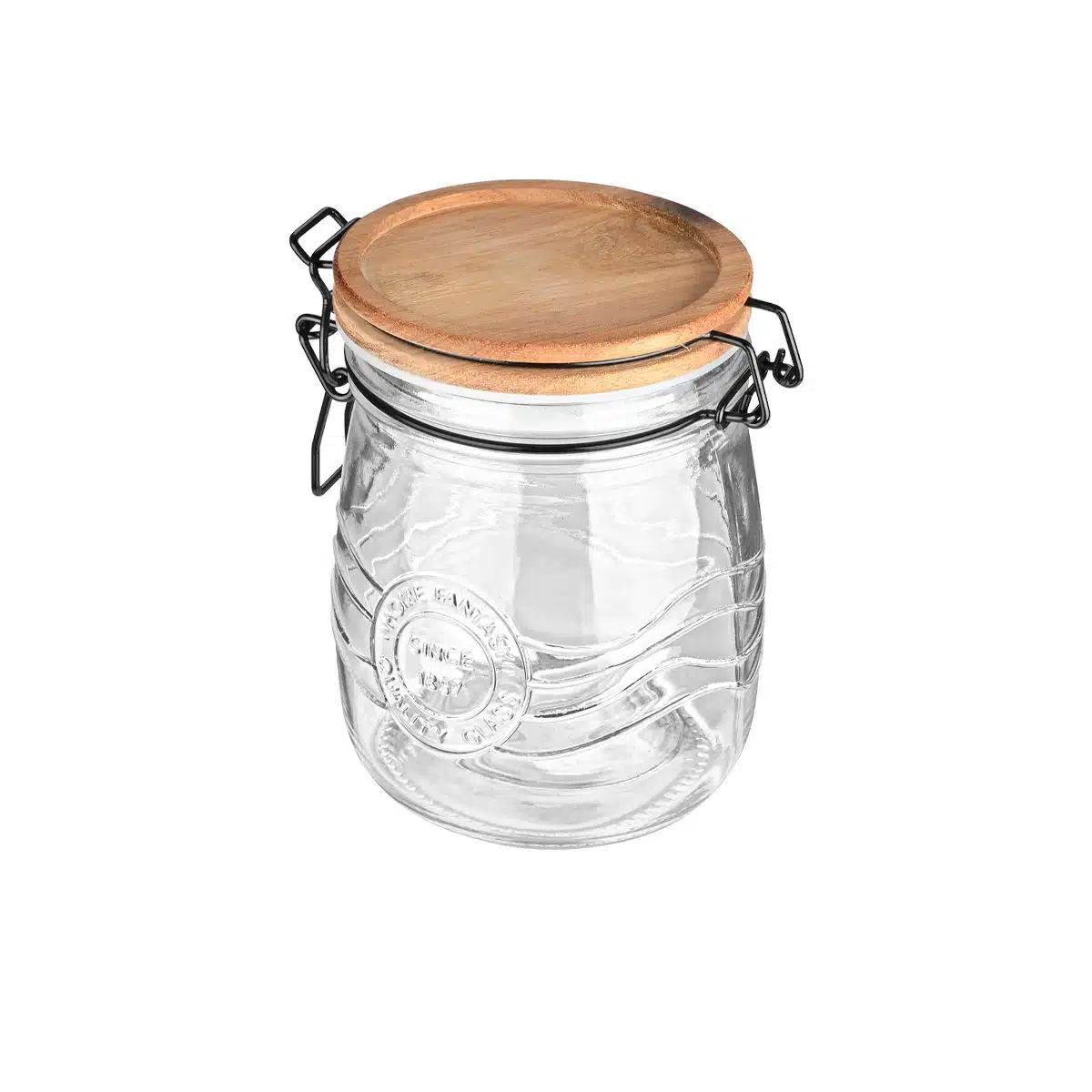 ESTIA ΔΟΧΕΙΟ ΑΠΟΘΗΚΕΥΣΗΣ ALLURE ΓΥΑΛΙΝΟ 750ml ΜΕ ΚΛΙΠ ΚΑΠΑΚΙ - Image 2