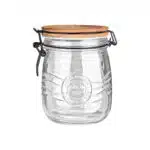 ESTIA ΔΟΧΕΙΟ ΑΠΟΘΗΚΕΥΣΗΣ ALLURE ΓΥΑΛΙΝΟ 750ml ΜΕ ΚΛΙΠ ΚΑΠΑΚΙ
