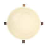 ESTIA ΣΑΛΑΤΙΕΡΑ ALLURE 28cm ΜΕ ΒΑΣΗ  IVORY - Image 2