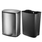 ESTIA ΚΑΔΟΣ ΑΠΟΡΡΙΜΑΤΩΝ SOLOPRIME SOFT CLOSE 50lt ΙΝΟΧ - Image 6
