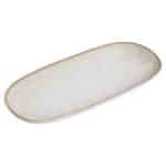 ESTIA ΠΙΑΤΕΛΑ ΟΒΑΛ VIGNETTE STONEWARE 31cm IVORY - Image 2