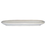 ESTIA ΠΙΑΤΕΛΑ ΟΒΑΛ VIGNETTE STONEWARE 31cm IVORY - Image 4