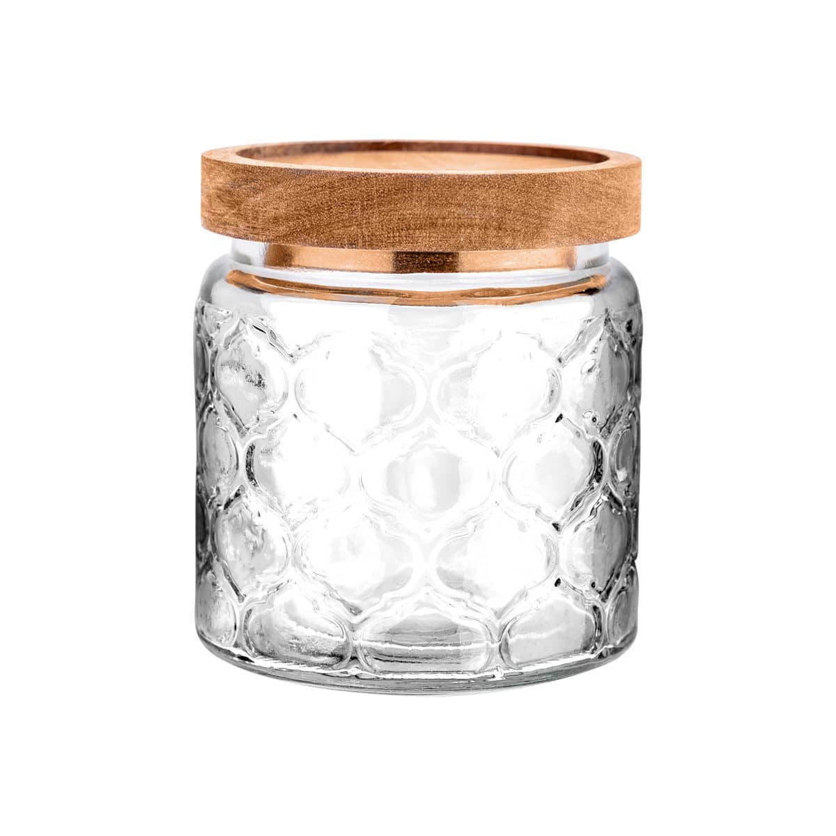 0009816_-allure-500ml-11x10cm- ESTIA ΔΟΧΕΙΟ ΑΠΟΘΗΚΕΥΣΗΣ ALLURE ΓΥΑΛΙΝΟ 500ml 11x10cm ΑΝΑΓΛΥΦΟ - Image 1