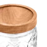 ESTIA ΔΟΧΕΙΟ ΑΠΟΘΗΚΕΥΣΗΣ ALLURE ΓΥΑΛΙΝΟ 500ml 11x10cm ΑΝΑΓΛΥΦΟ - Image 3