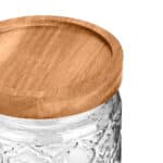 ESTIA ΔΟΧΕΙΟ ΑΠΟΘΗΚΕΥΣΗΣ ALLURE ΓΥΑΛΙΝΟ 700ml 14x10cm ΑΝΑΓΛΥΦΟ - Image 3
