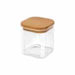 ESTIA ΔΟΧΕΙΟ ΑΠΟΘΗΚΕΥΣΗΣ BAMBOO ESSENTIALS 550ml ΓΥΑΛΙΝΟ ΜΕ ΚΑΠΆΚΙ - Image 2