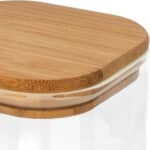 ESTIA ΔΟΧΕΙΟ ΑΠΟΘΗΚΕΥΣΗΣ BAMBOO ESSENTIALS 550ml ΓΥΑΛΙΝΟ ΜΕ ΚΑΠΆΚΙ - Image 3