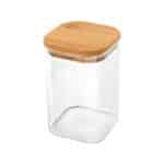 ESTIA ΔΟΧΕΙΟ ΑΠΟΘΗΚΕΥΣΗΣ BAMBOO ESSENTIALS 950ml ΓΥΑΛΙΝΟ ΜΕ ΚΑΠΆΚΙ - Image 2