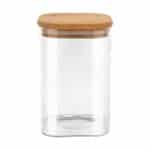 ESTIA ΔΟΧΕΙΟ ΑΠΟΘΗΚΕΥΣΗΣ BAMBOO ESSENTIALS 950ml ΓΥΑΛΙΝΟ ΜΕ ΚΑΠΆΚΙ