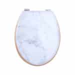 ESTIA ΚΑΠΑΚΙ ΛΕΚΑΝΗΣ MARBLE ΜΕ ΜΕΝΤΕΣΕΔΕΣ ΑΠΟ ΚΡΑΜΑ ΨΕΥΔΑΡΓΥΡΟΥ - Image 2