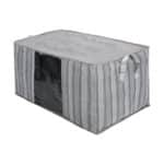 ESTIA ΘΗΚΗ ΑΠΟΘΗΚΕΥΣΗΣ NON WOVEN ΥΦΑΣΜΑΤΙΝΗ 50x40x30cm ΜΕ ΠΑΡΑΘΥΡΟ IVORY