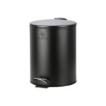 ESTIA ΧΑΡΤΟΔΟΧΕΙΟ ΜΠΑΝΙΟΥ CLASSIC SOFT CLOSE 5lt ΜΑΤ ΜΑΥΡΟ - Image 2