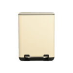 ESTIA ΧΑΡΤΟΔΟΧΕΙΟ ΜΠΑΝΙΟΥ CUBIC SOFT CLOSE 6lt IVORY